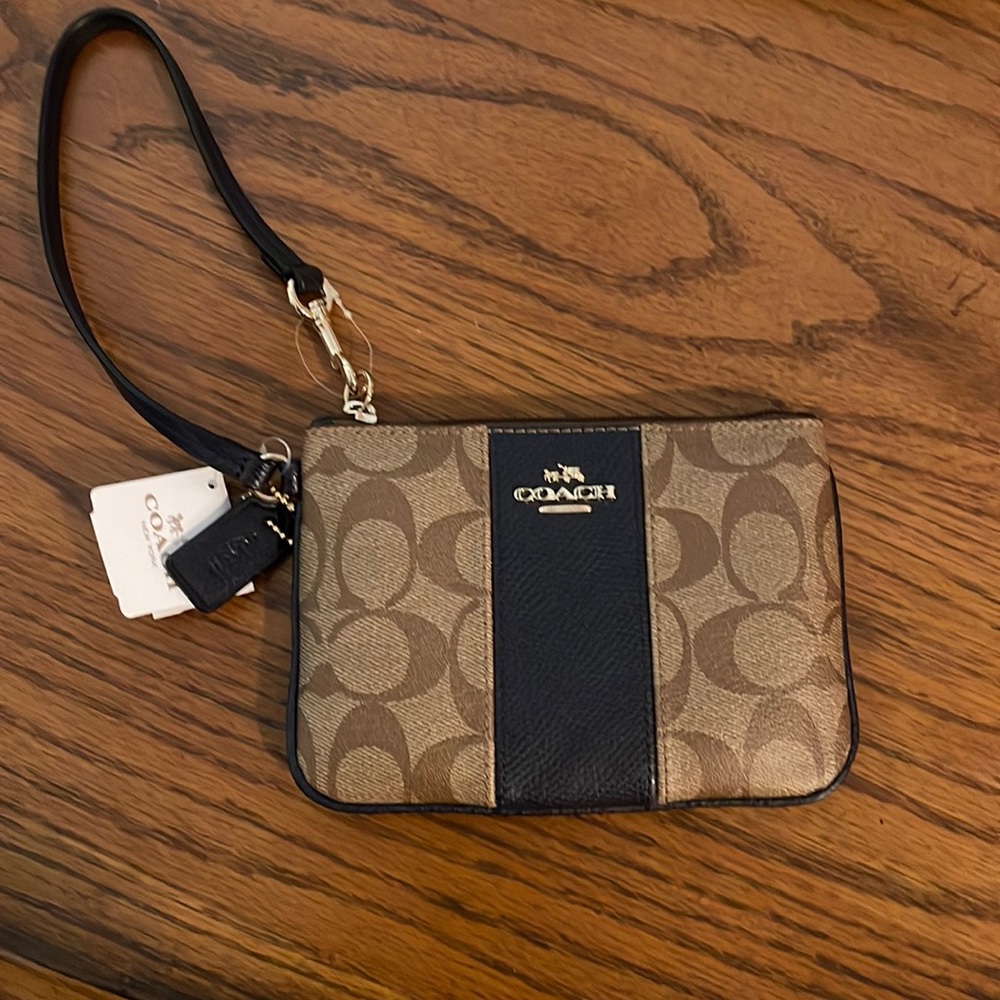 Coach Zip Top Small Wristlet